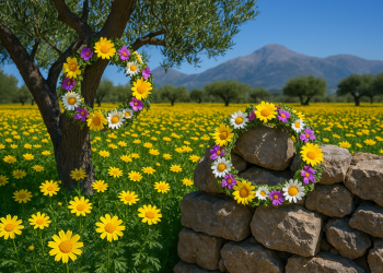 Υπαίθριο γλέντι Πρωτομαγιάς με όργανα